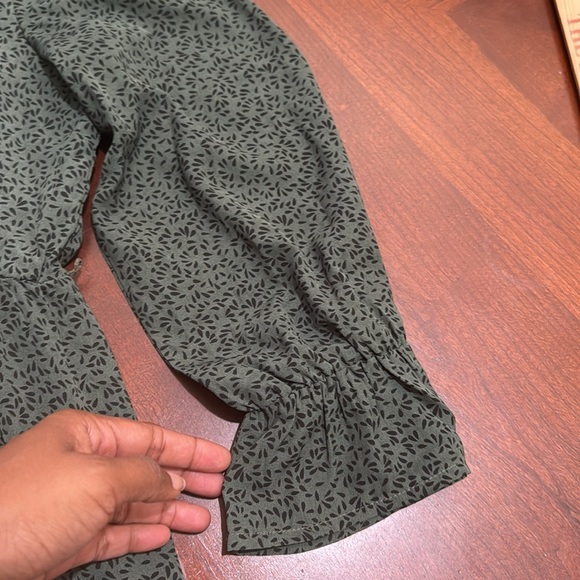 Anthropologie Bohme Green Pleated Sundress with Bishop Sleeves - Picture 10 of 12